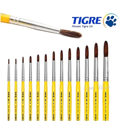 Pincel Redondo Ponei Ref 266 N. 02 Tigre