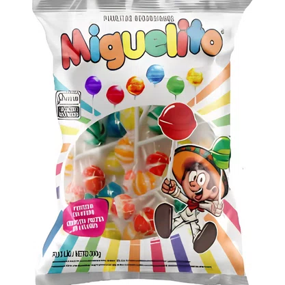 Pirulito Pelota Sortido com 50 Un 300g Miguelito
