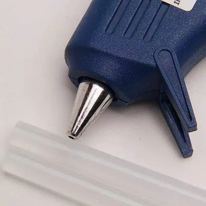 Pistola Para Cola Quente Pequena Azul APL10 Tilibra