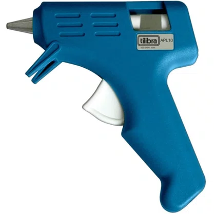 Pistola Para Cola Quente Pequena Azul APL10 Tilibra