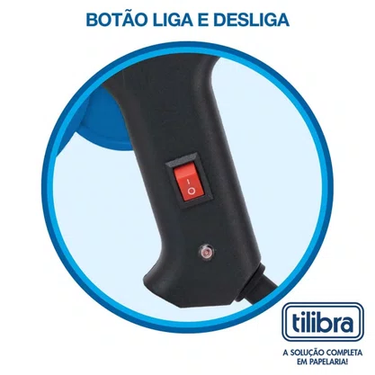 Pistola Cola Quente Fina APL 11 Tilibra