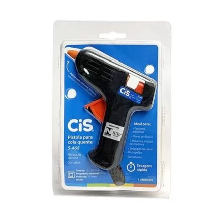 Pistola Para Cola Quente Pequena Preto Cis