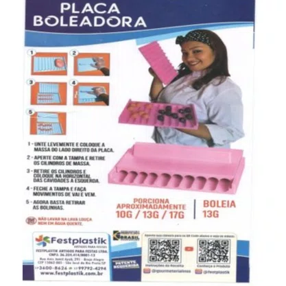 Placa Boleadora De Doces 13g Festplastick