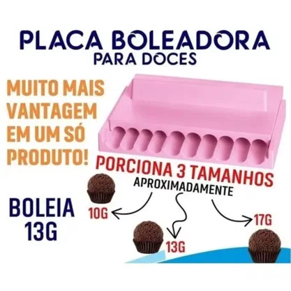 Placa Boleadora De Doces 13g Festplastick