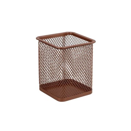 Porta Canetas Aramado Quadrado Rose Gold BRW