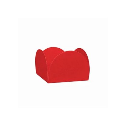 Porta Forminha Doces Pequena Vermelho com 50 unidades Regina