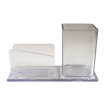 Porta Lápis C/ Porta Lembrete Cristal Ref 066.0 Acrinil