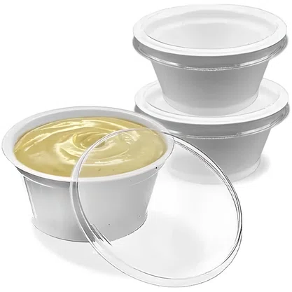 Pote 30ml Branco com Tampa G 695 com 20 Unidades Galvanotek