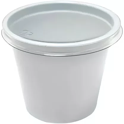 Pote 60ml Branco Com Tampa G 697 Com 20 Unidades Galvanotek