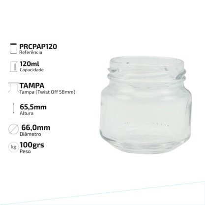 Pote Papinha Pet 120ml Massari C/ 06 Um