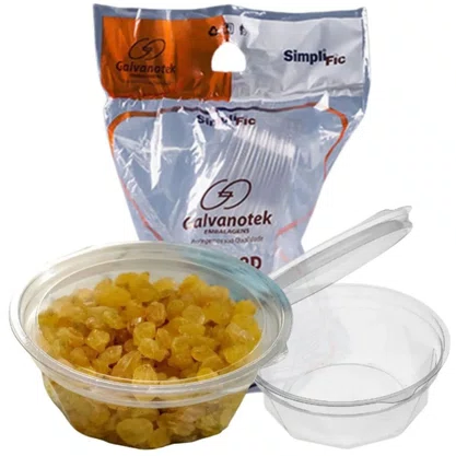 Pote Redondo Com Tampa 250ml G 742 C/ 10 Unidades Galvanotek