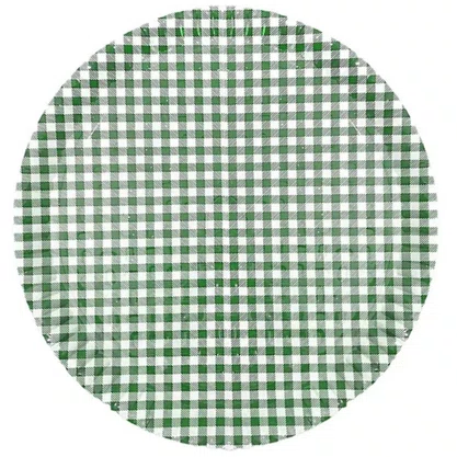 Prato De Papelão Pr18 Xadrez Verde Com 8 Unidades Kaixote