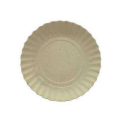 Prato Papelão N. 6 26cm Natural Rio Verde C/ 100un