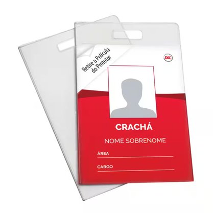 Protetor Documento Acrílico Crachá DAC 1578 Unidade