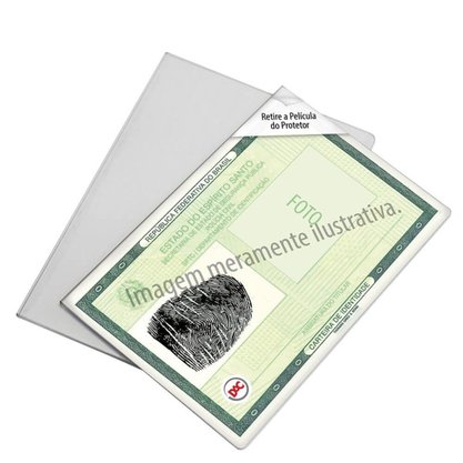Protetor Documento Acrílico RG DAC R1761 Unidade
