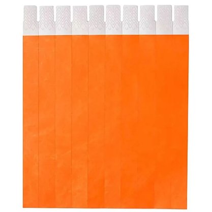 Pulseira Identificação Orange com 1000 unidades
