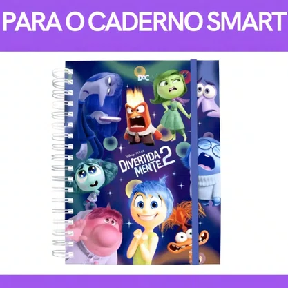 Refil Caderno Inteligente Divertidamente 48 Folhas Colegial Ref. 5033RE DAC