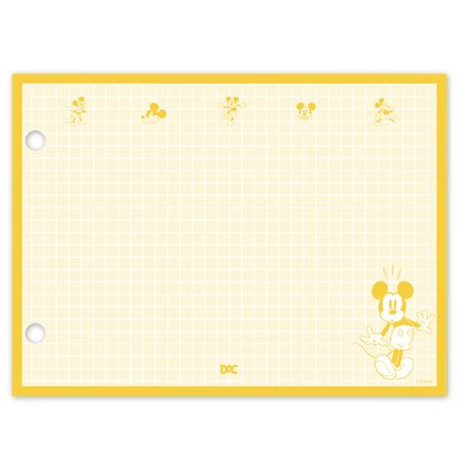 Refil para Mini Fichário 80fls Mickey DAC
