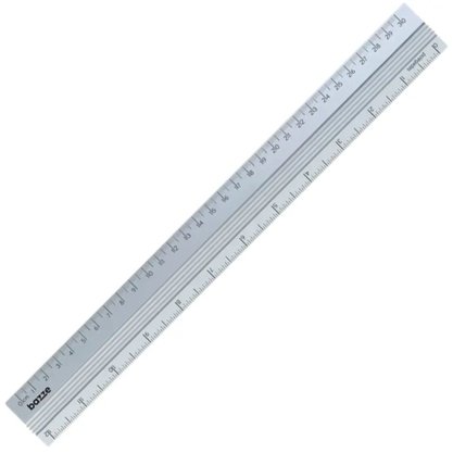 Régua Alumínio 30cm Bazze Unidade