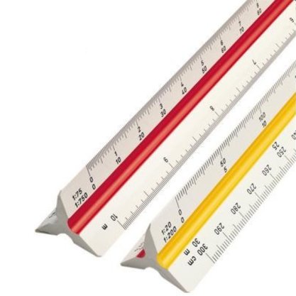 Régua Escalímetro Triangular Nº 2 7830/2 Trident