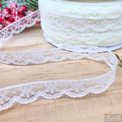 Renda Sintética Branca 1cm Metro
