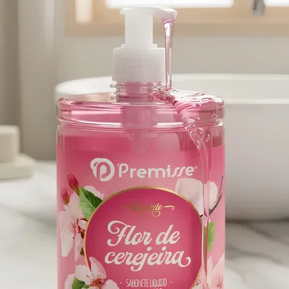 Sabonete Liquido Flor de Cerejeira 1 Litro Premisse