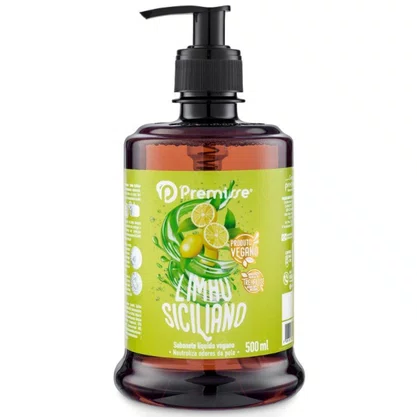 Sabonete Liquido Vegano Limão Siciliano 500ml Premisse