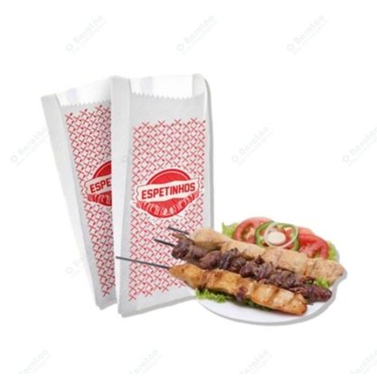 Saco de Papel Impermeável para Espetinho