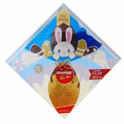 Saco Express 49x49cm Para Ovos Acima 750g Unidade Sortido Cromus