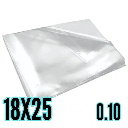 Saco Plástico Virgem 18x25 0.10 1kg