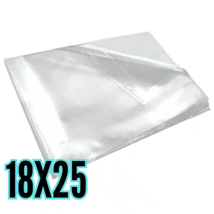 Saco Plástico Virgem 18x25 1kg