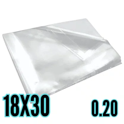 Saco Plástico Virgem 18x30 0.20 1kg