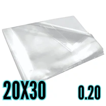 Saco Plástico Virgem 20x30 0.20 1kg