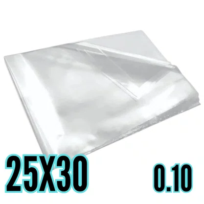 Saco Plástico Virgem 25x30 0.10 1kg