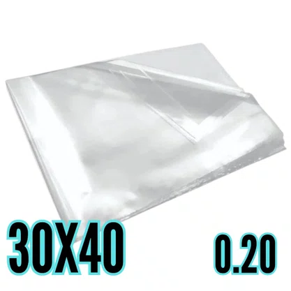 Saco Plástico Virgem 30x40 0.20 1kg