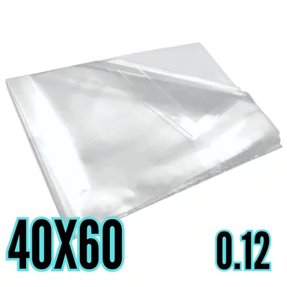 Saco Plástico Virgem 40x60 0.12 1kg