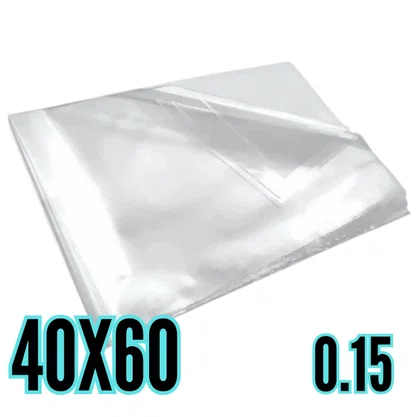 Saco Plástico Virgem 40x60 0.15 1kg