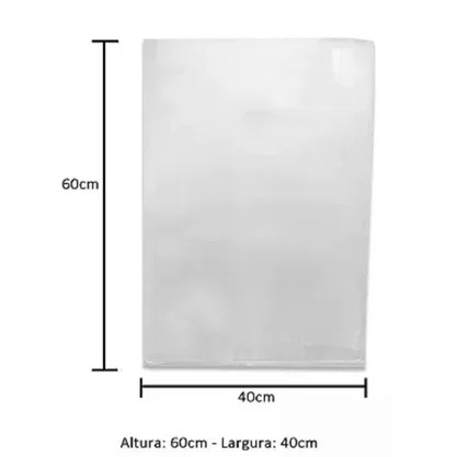 Saco Plástico Virgem 40x60 0,20 por Kg