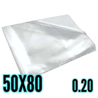 Saco Plástico Virgem 50x80 0.20 1kg