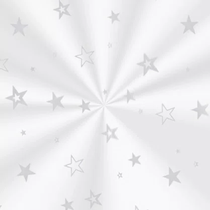 Saco PP 11x19,5 Decorado Estrela Prata C/ 100un Cromus