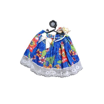Saia Junina Infantil Tam. M + Tiara Thais