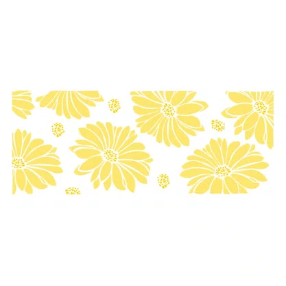 Stencil Margaridas Ref 30000 1504 Acrilex