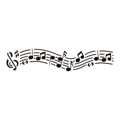 Stencil Musical Acrilex
