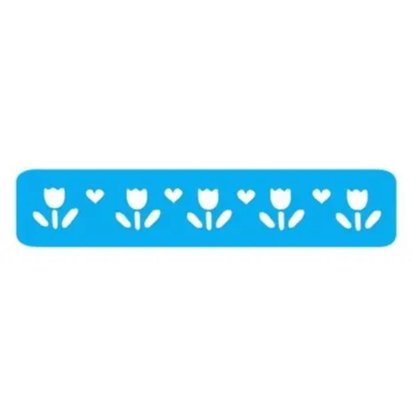 Stencil Tulipas Ref 30007 1119 Acrilex