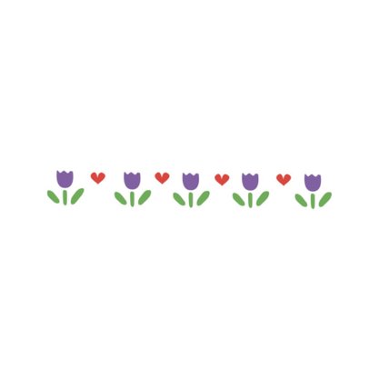 Stencil Tulipas Ref 30007 1119 Acrilex