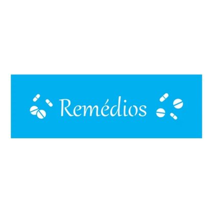 Stencil Remédios REF 1079 Eukefaco