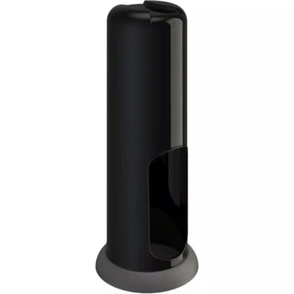 Suporte Canudo Plástico Preto Unidade