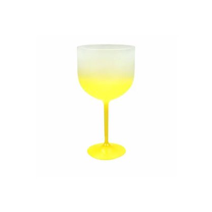 Taca Acrílica Gin Degrade Amarelo 600ml LSCT