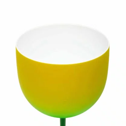 Taça Acrílica Gin Shelby Verde Amarelo 500ml Neoplas