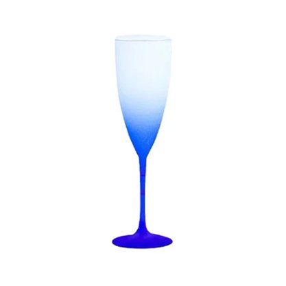 Taça Champagne Azul Dégradé Acrílica LSCT Ref. 1923